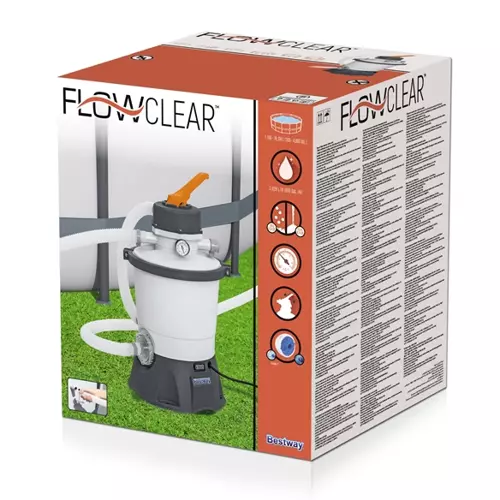 Piesková filtrácia k bazénu – výkon 3028 l/h (WNDR10014) - Image 7