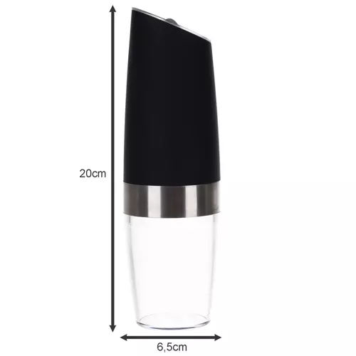 Elektrická súprava mlynčekov na soľ a korenie – 2 ks s LED osvetlením (WNDR19558) - Image 3