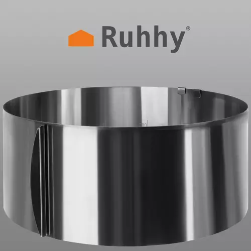 Nastaviteľná tortová forma 16–30 cm – nerezová oceľ (WNDR18909) - Image 2