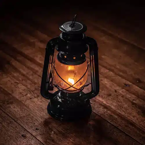 Retro stolná a ručná petrolejová lampa – 24 cm (WNDR20683) - Image 4