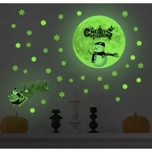 Vianočné fluorescenčné nálepky na okno – 29 ks (WNDR16300) - Image 8