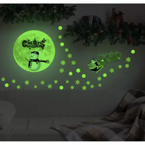 Vianočné fluorescenčné nálepky na okno – 29 ks (WNDR16300) - Image 5