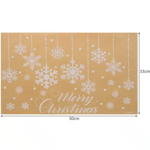 Vianočné okenné nálepky Ruhhy – bez lepidla, opakovane použiteľné (WNDR20311) - Image 7