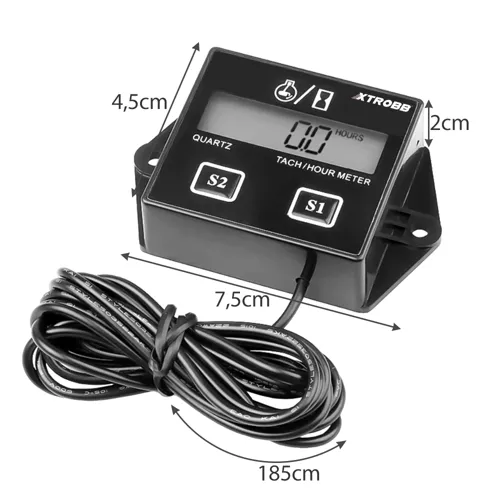 Nárazuvzdorný merač otáčok a prevádzkových hodín (WNDR19926) - Image 5