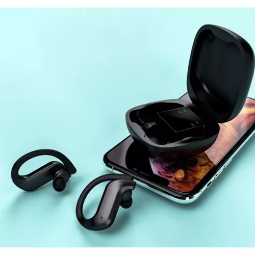 Bezdrôtové Bluetooth slúchadlá Izoxis s LED displejom a powerbankom – pohodlie a dlhá výdrž (WNDR20378) - Image 5