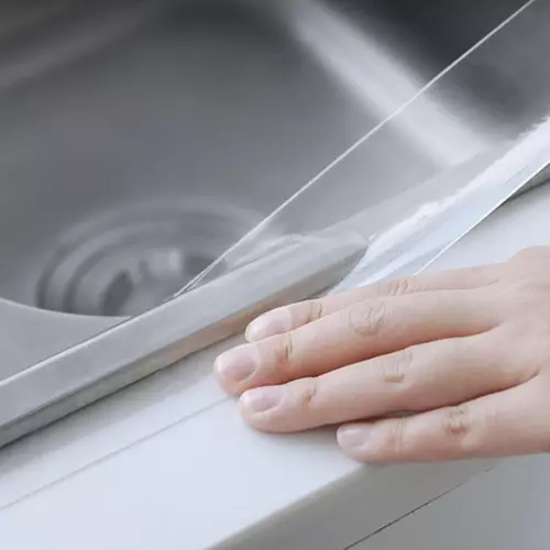 Ochranná fólia proti poškriabaniu a kryt na prahy áut – priehľadná, 50 mm x 5 m (WNDR20881) - Image 5