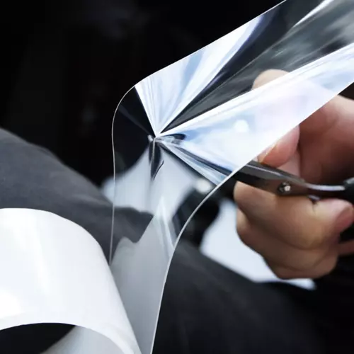 Ochranná fólia proti poškriabaniu a kryt na prahy áut – priehľadná, 50 mm x 5 m (WNDR20881) - Image 7