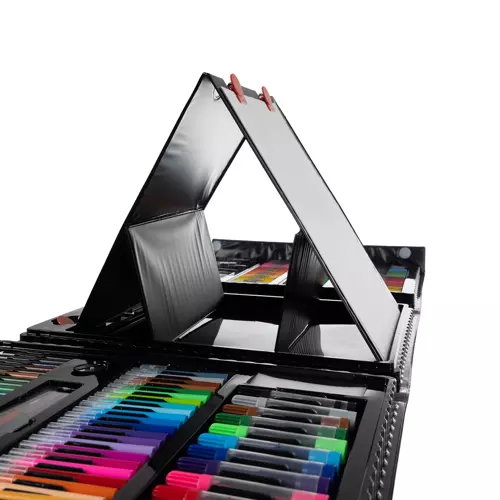 Kreatívna maliarska a kresliaca súprava – 208 dielov v praktickom čiernom puzdre (WNDR21645) - Image 5