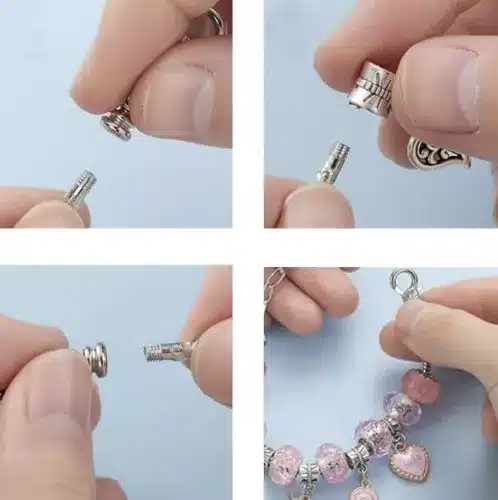 Sada na výrobu šperkov – 61 dielov s praktickou krabičkou a darčekovou taškou (WNDR22893) - Image 7