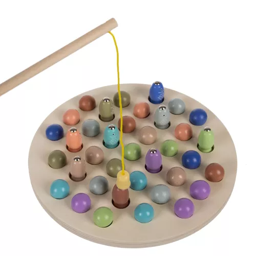 Vzdelávacia drevená ekologická magnetická hra na rybárčenie (WNDR22410) - Image 5