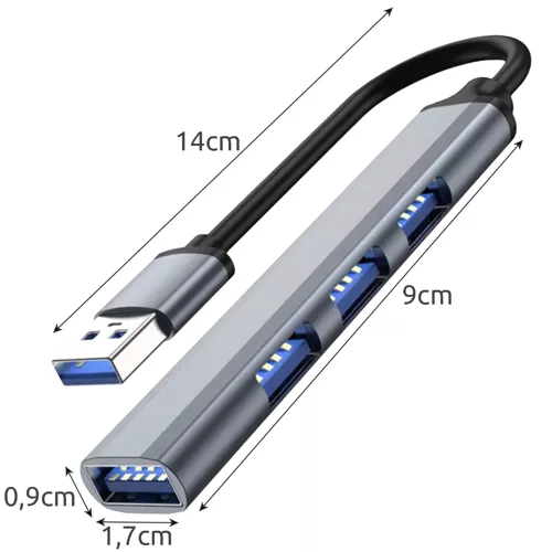 Izoxis 4-portový USB HUB – praktické a elegantné riešenie pre rozšírenie USB pripojenia (WNDR23316) - Image 7