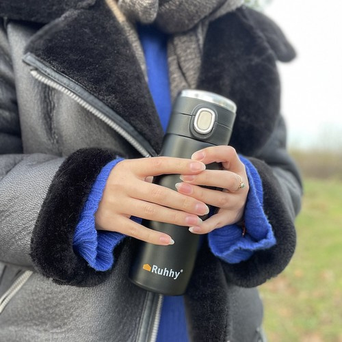 Termohrnček 420 ml, odolný proti pretekaniu – s displejom teploty, ideálny na cestovanie (WNDR24623) - Image 14