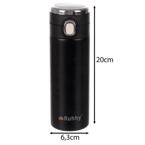 Termohrnček 420 ml, odolný proti pretekaniu – s displejom teploty, ideálny na cestovanie (WNDR24623) - Image 15