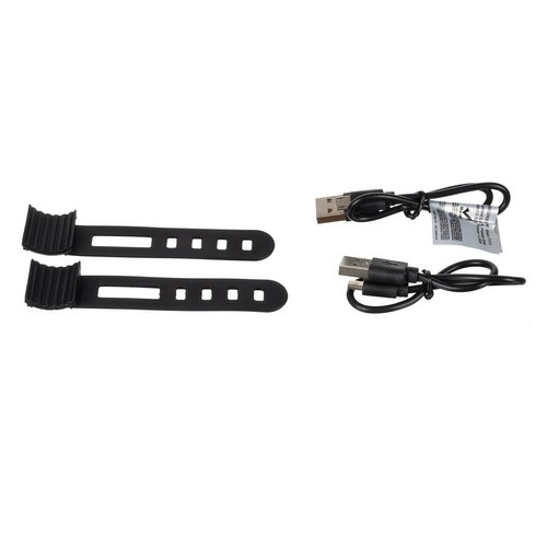 Trizand cyklistická lampa – predný a zadný LED reflektor set – odolný, nepremokavý, USB nabíjanie (WNDR24003) - Image 9