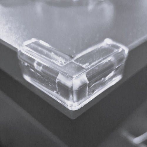 Silikónové ochranné kryty na rohy – 12 ks, priehľadné, bezpečnostná výbava pre deti (WNDR25634) - Image 6