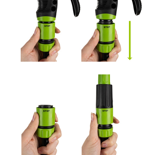 TRIZAND kompaktná cyklistická pumpa s držiakom na rám (WNDR25392) - Image 30