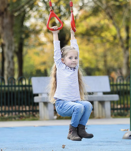 2 v 1 Záhradná hojdačka a gymnastická hrazda – nastaviteľná, nosnosť 100 kg (WNDR25383) - Image 2