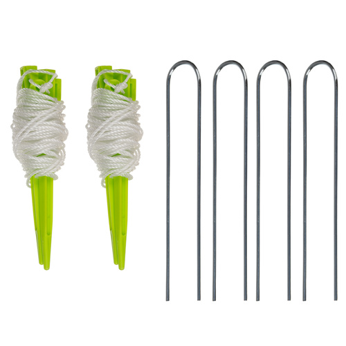 3 v 1 nastaviteľná sieť na volejbal, bedminton a tenis – prenosný športový set (WNDR25625) - Image 14