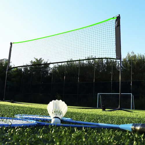 3 v 1 nastaviteľná sieť na volejbal, bedminton a tenis – prenosný športový set (WNDR25625) - Image 4