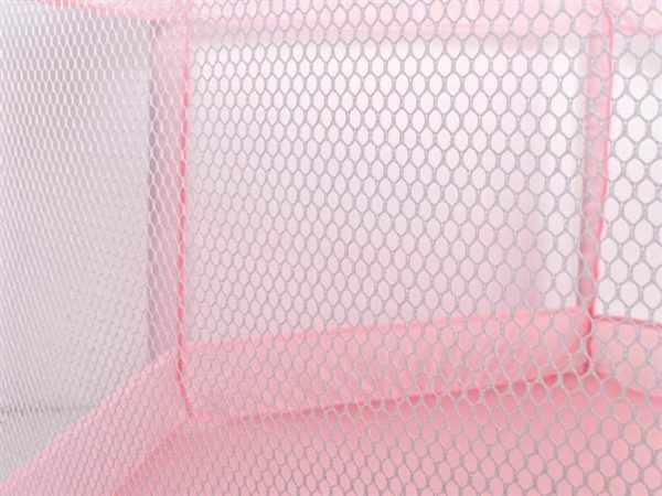 Detská ohrádka z nehrdzavejúcej ocele – svetloružová - Image 5