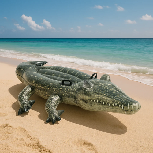 Intex 57551 nafukovací krokodíl pre deti – zábava a bezpečie na vode (WNDR25162) - Image 2