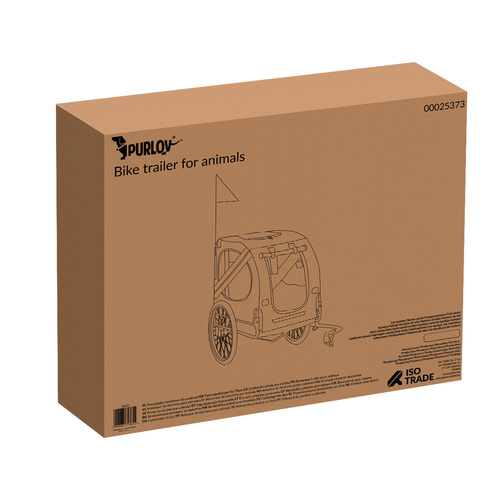 PURLOV Cyklistický Príves pre Psy – Komfort a Bezpečnosť na Každom Výlete (WNDR25373) - Image 6