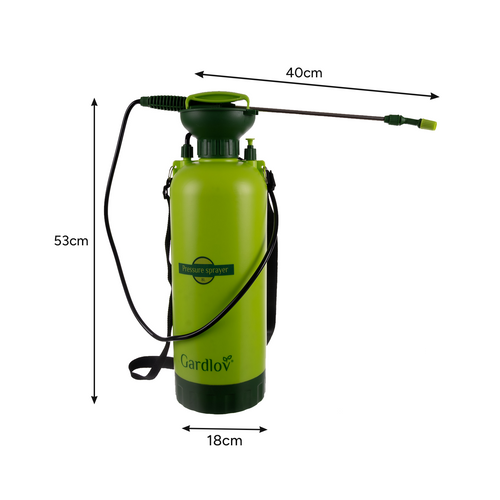 GARDLOV 8 - ručný tlakový postrekovač – Efektívna starostlivosť o veľké záhrady (WNDR25430) - Image 7