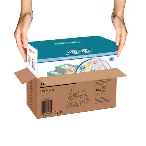 XXL detský lekársky set KRUZZEL – bezpečná hra pre malých doktorov (WNDR25115) - Image 6