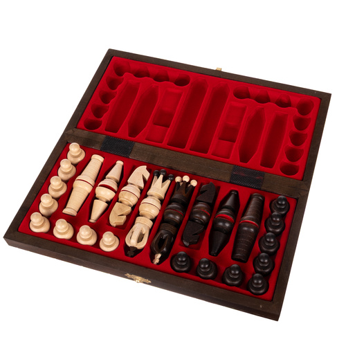 Ruhhy skladací drevený šach – ručne vyrobený z elegantného dreva buk (WNDR26038) - Image 11